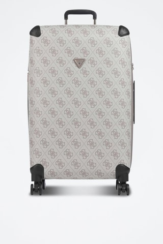 Grote Trolley Berta - Taupe en Zwart - 77 cm