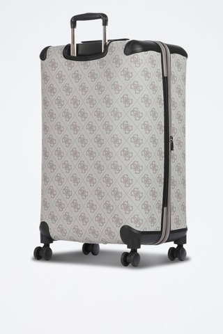 Grote Trolley Berta - Taupe en Zwart - 77 cm