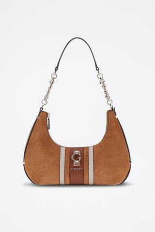 Nubuck Handtas Erenia - Bruin