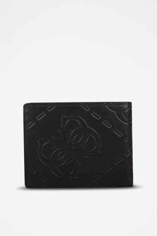 Leren Portefeuille Boston - Zwart