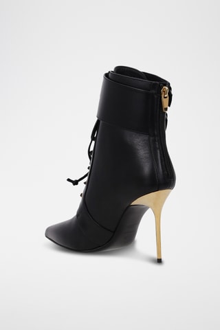 Bottines en cuir - Noir