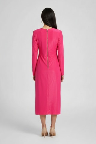 Robe midi - Fuchsia