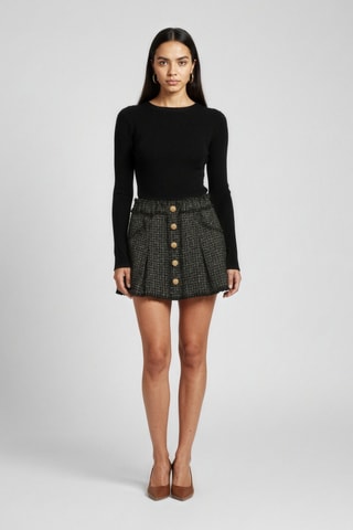 Jupe plissée - Noir