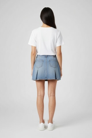 Jupe plissée - Bleu clair