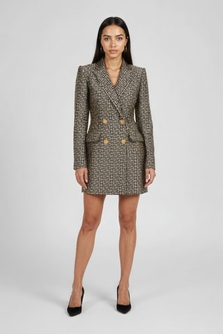 Robe - Noir et beige