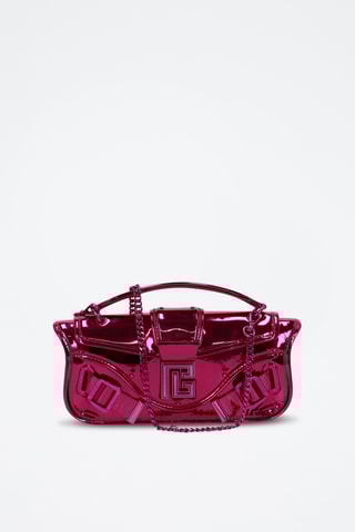 Pochette en cuir - Fuchsia