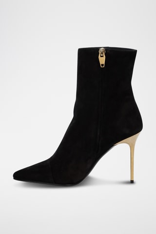 Bottines en cuir - Noir