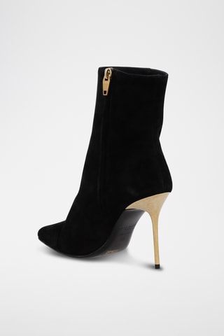Bottines en cuir - Noir