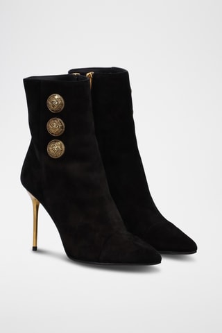 Bottines en cuir - Noir