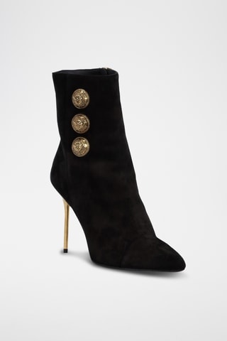Bottines en cuir - Noir