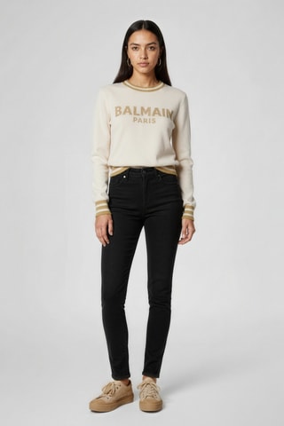 Pull en cachemire et laine - Beige