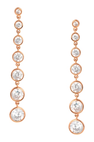 Boucles d'oreilles - Argent et zircons cubiques