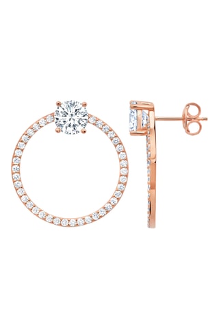 Puces en argent dorées à l'or rose