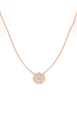 Ketting van Roséverguld Zilver - Kubieke Zirkonia’s