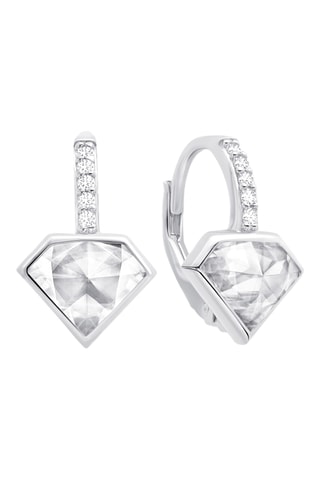 Oorbellen - Zilver Doublé Platina en Kubieke Zirkonia's