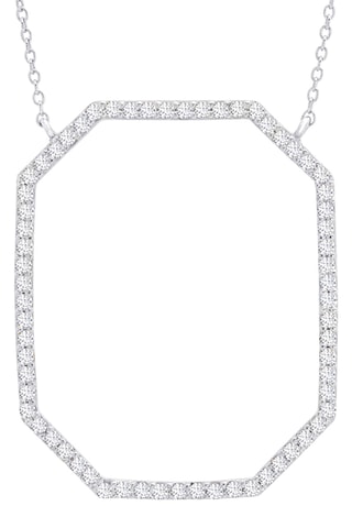 Collier - Argent et zircons cubiques