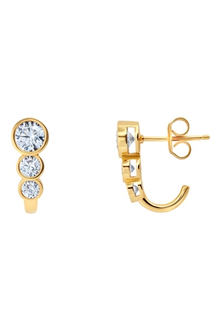 Puces - Argent plaqué or jaune