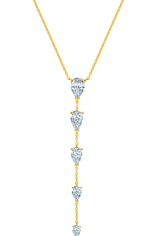 Collier - Argent plaqué or jaune