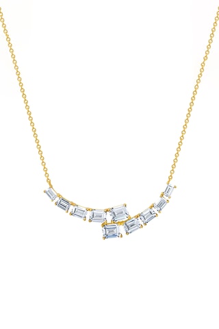 Collier - Argent plaqué or jaune