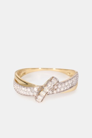 Anello Trésor Caché - Oro giallo e diamanti