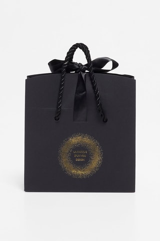 Sacchetto regalo La marque d'un vrai design - Nero e dorato