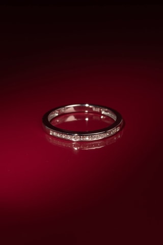 Anello Mon vœu le plus cher - Oro bianco e diamanti