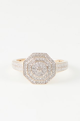 Anello Romance - 
Oro giallo e diamanti