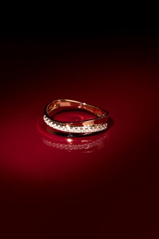 Anello Sydney - Oro giallo, oro rosa e diamanti