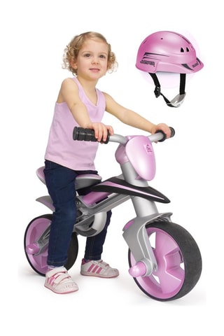 Bicicleta de equilíbrio com capacete Injusa