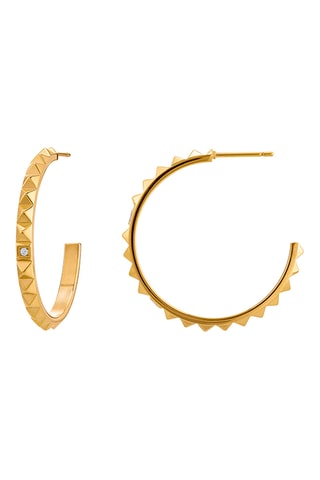 Orecchini a semicerchio - Dorato