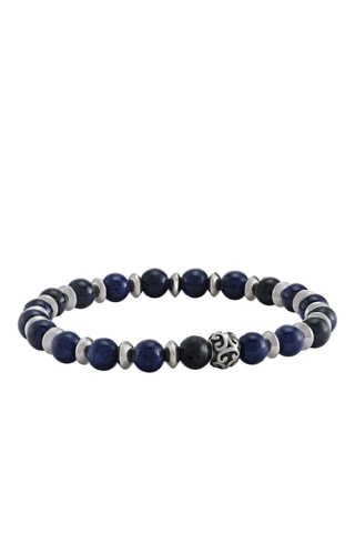 Bracelet élastique élastique - Lapis-lazuli