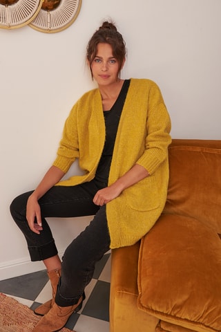 Casaco comprido - Amarelo