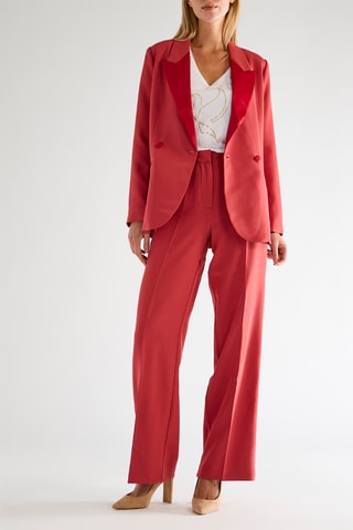 Calças - Vermelho-tijolo