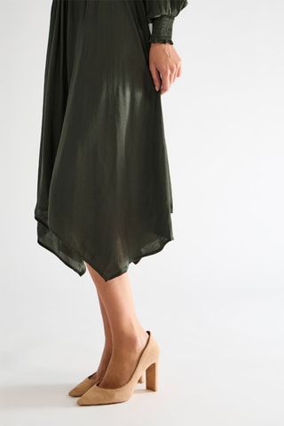 Vestido - Verde-escuro