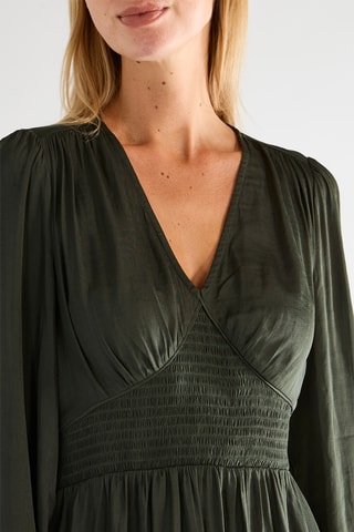 Vestido - Verde-escuro