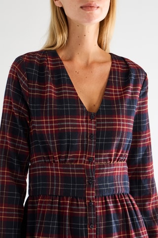 Vestido - Preto e vermelho