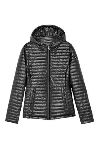 Blusão com capuz - Preto