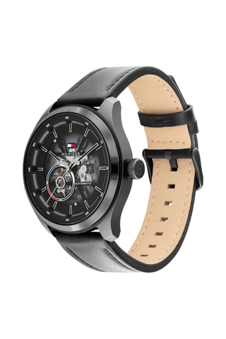 Montre automatique en cuir - Noir