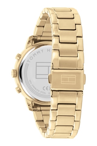 Montre à quartz en acier inoxydable - Doré