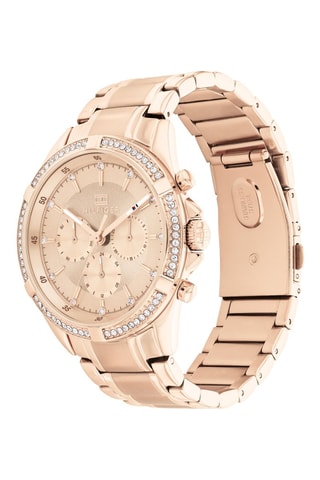 Montre à quartz en acier Kenzie - Doré rose