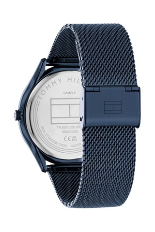 Montre à quartz en acier Becker - Bleu