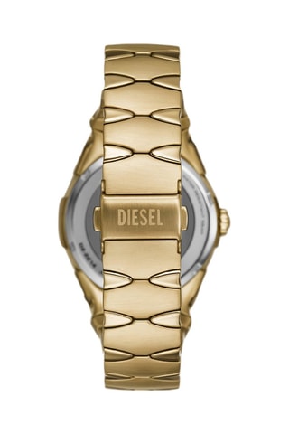 Montre à quartz en acier - Doré