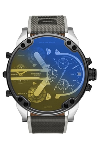 Montre à quartz en nylon MR. Daddy 2.0 - Gris et argenté