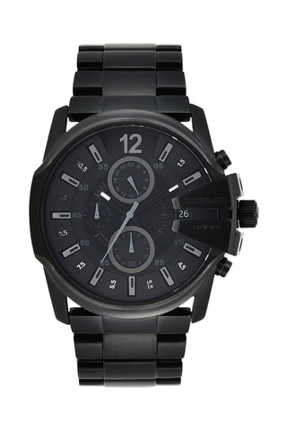 Montre à quartz en acier Master Chief - Chronographe - Noir