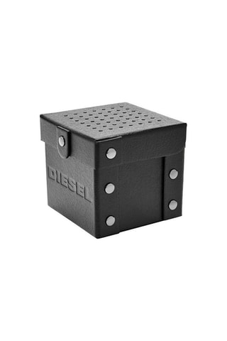 Montre à quartz en acier - Chronographe - Noir