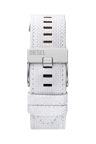 Montre à quartz solaire en plastique recyclé - Gris et blanc