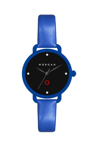 Montre à quartz en polyuréthane - Bleu