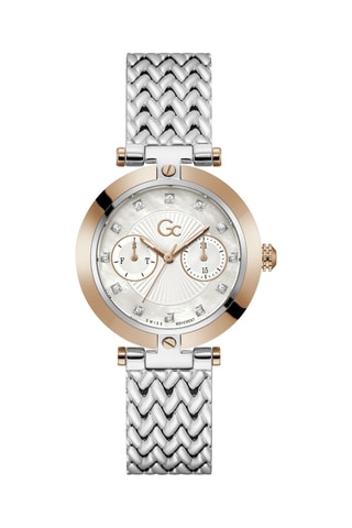 Montre à quartz en acier - Argenté et doré