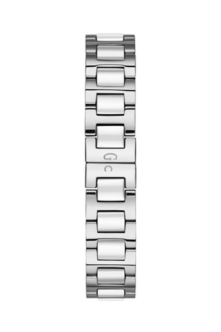 Montre à quartz en céramique et acier - Argenté