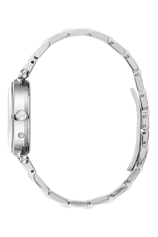 Montre à quartz en céramique et acier - Argenté